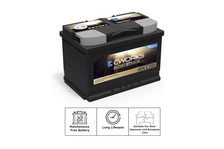CWORKS 92AH DIN MF Battery